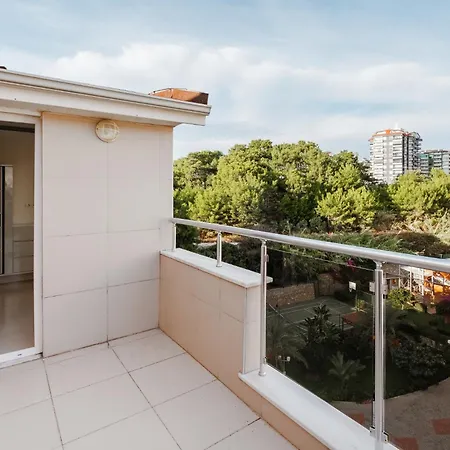 W Pool Terrace 5 Min To Beach In Alanya Apartmán